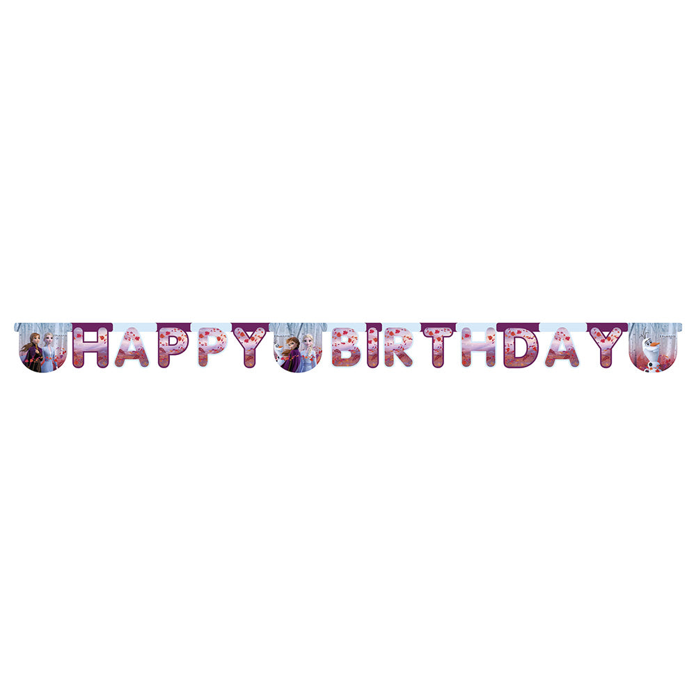 Frozen 2 Happy Birthday Letter Banner