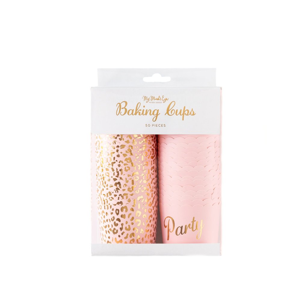 Pink Cheetah Food Cups