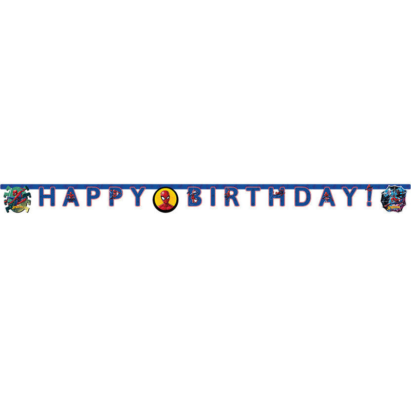Spiderman "Happy Birthday" Banner