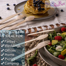 Wooden Cutlery Pack of 200