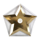 Gold Foil Star Plates