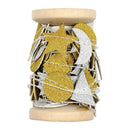 Silver & Gold Stitched Garland