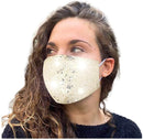 Gold Sequin Face Mask