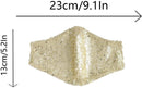 Gold Sequin Face Mask