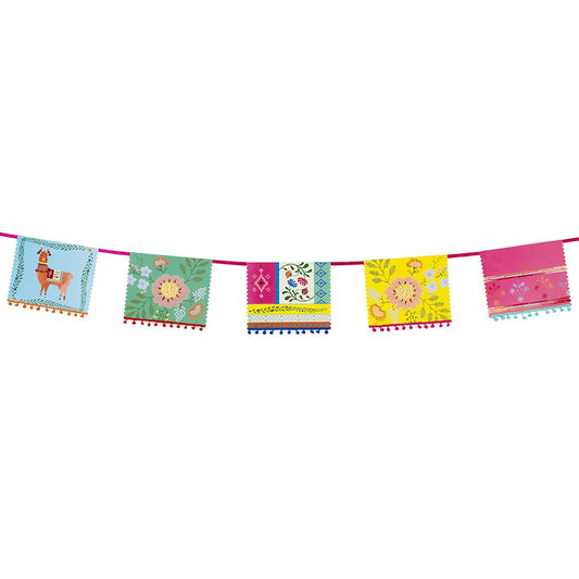 Boho Mixed Pom Pom Garland