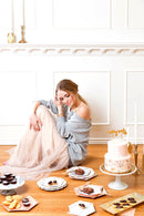 Congrats Gold Mirrored Cake Topper