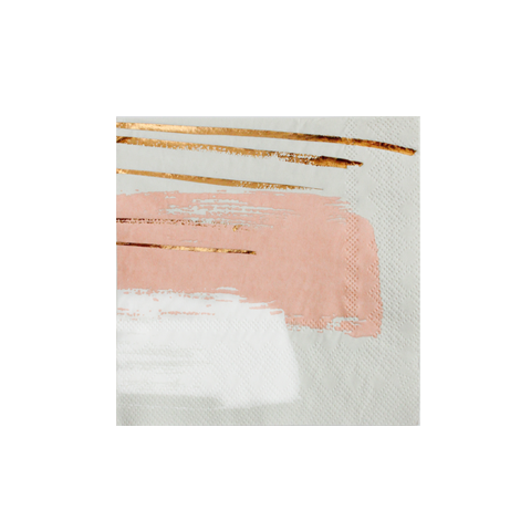 Daydream - Painted Stripes Cocktail Paper Napkins