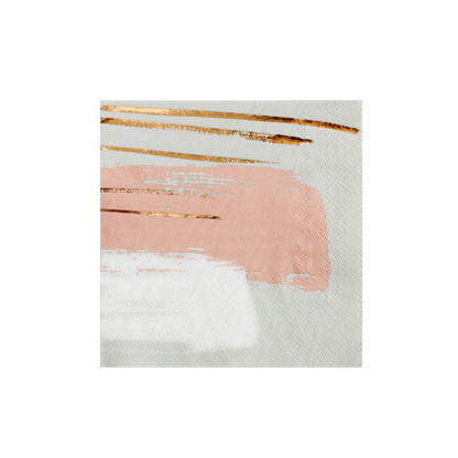 Daydream - Painted Stripes Cocktail Paper Napkins