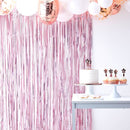 MATT PINK FRINGE CURTAIN BACKDROP