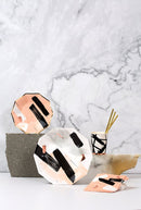 Muse Peach Abstract Cocktail Paper Napkins