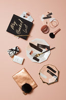 Muse Peach Abstract Cocktail Paper Napkins