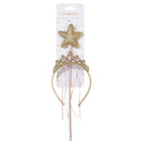 We ♥ Pink Gold Wand & Tiara Set
