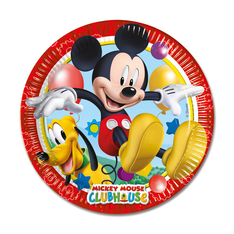 Playful Mickey Paper Plates Large