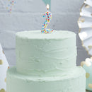 Polka Dot Candle Number 2