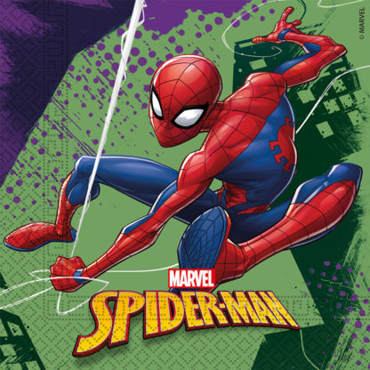 Spiderman Two-Ply Paper Napkins 33x33cm