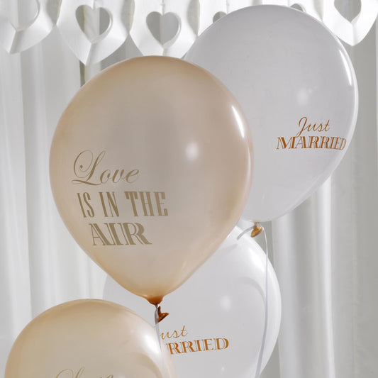Chic Boutique - Balloons - Ivory & Gold