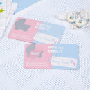 Tiny Feet Gender Reveal Scratch Cards - Girl