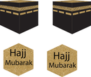 Hajj Mubarak Medallion Danglers