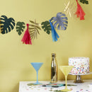GOLD FOILED AND LEAF TASSEL GARLAND