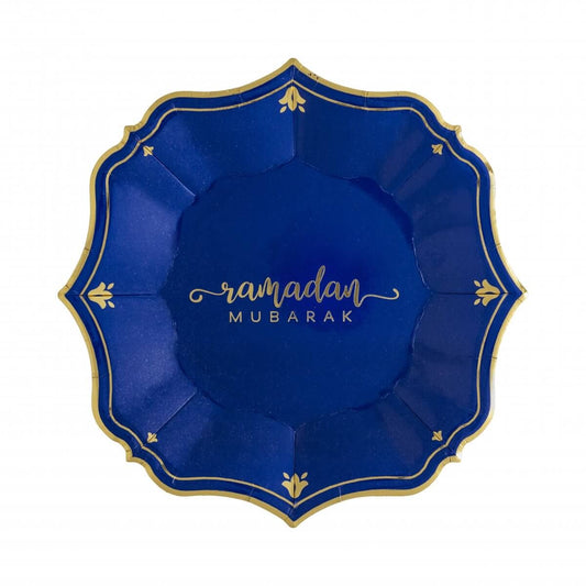 Ramadan Cobalt Dessert Plates