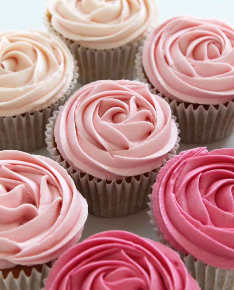 Pink Ombre Cupcakes