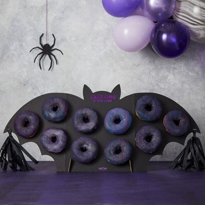 HALLOWEEN BAT PARTY DONUT WALL FOOD STAND