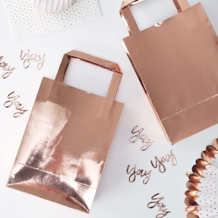 ROSE GOLD PARTY BAGS