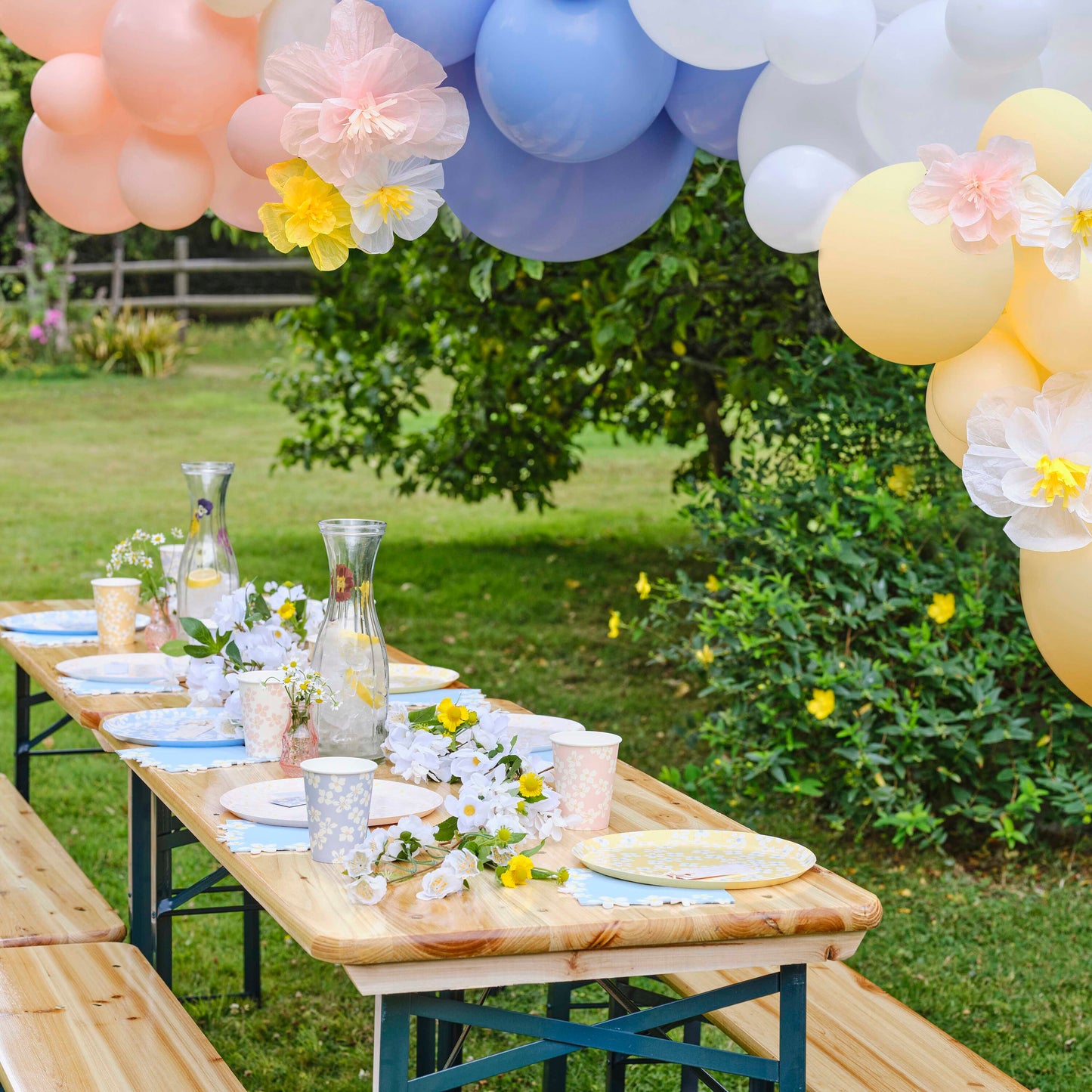 Floral Paper Plates