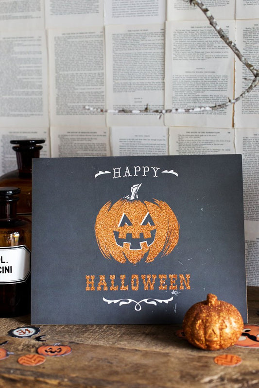Halloween Pumpkin Standing Art