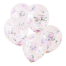 FLORAL CONFETTI HAPPY BIRTHDAY BALLOONS