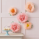 TISSUE PAPER FLOWERS DECORATION