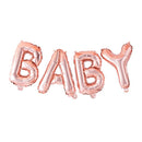 ROSE GOLD BABY SHOWER BALLOON BUNTING